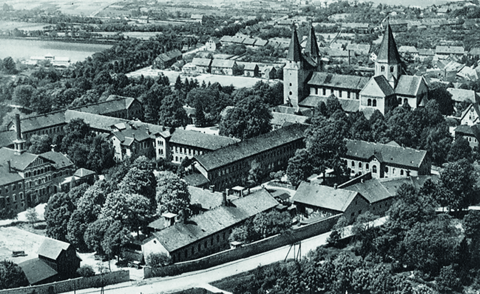 Abbildung: Die Landes-Heil- und Pflegeanstalt Königslutter 1938. Stadtarchiv Königslutter.